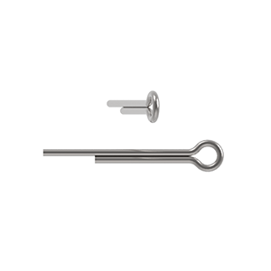 Split Cotter Pin, Metric, ISO 1234/DIN 94, Stainless Steel Grade A2
